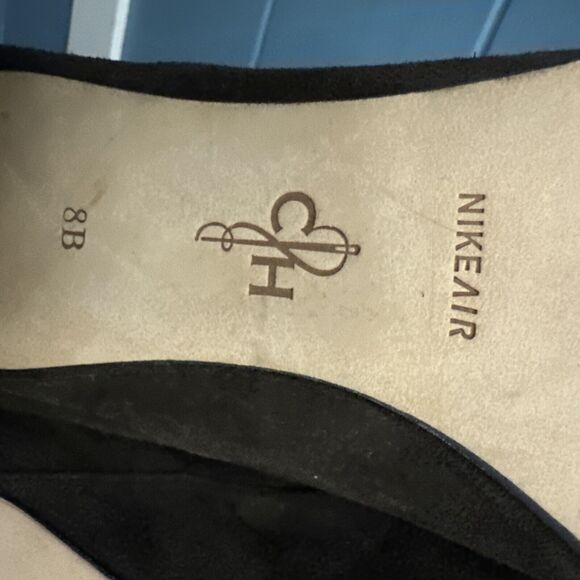 COLE HAAN TALIA Air Brown Suede High Heel Shoes Slip-On Booties Women's Size 8B - Picture 7 of 10